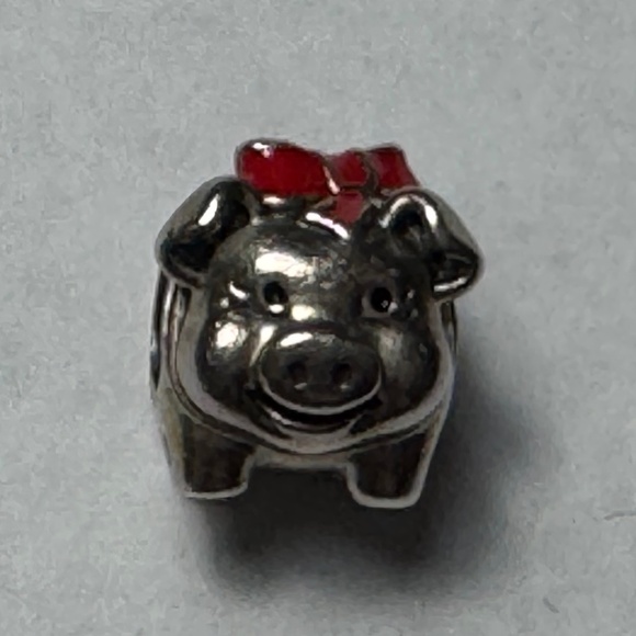 Pandora Charm Set – 4 Authentic Charms | Dog, House, Sparkling Floral & Stars - Picture 6 of 10